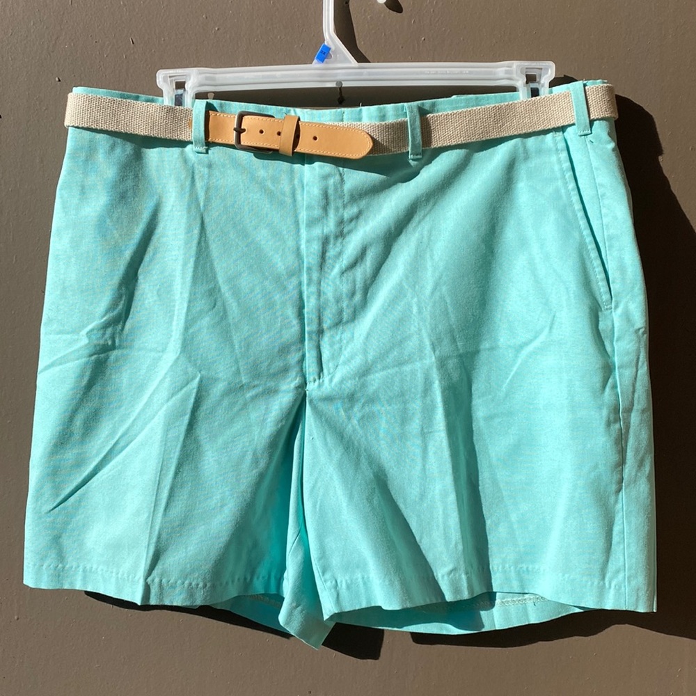 Elite Vintage High Waist Shorts Mint/Teal/ Tiffany Blue Women’s 14 (with belt)